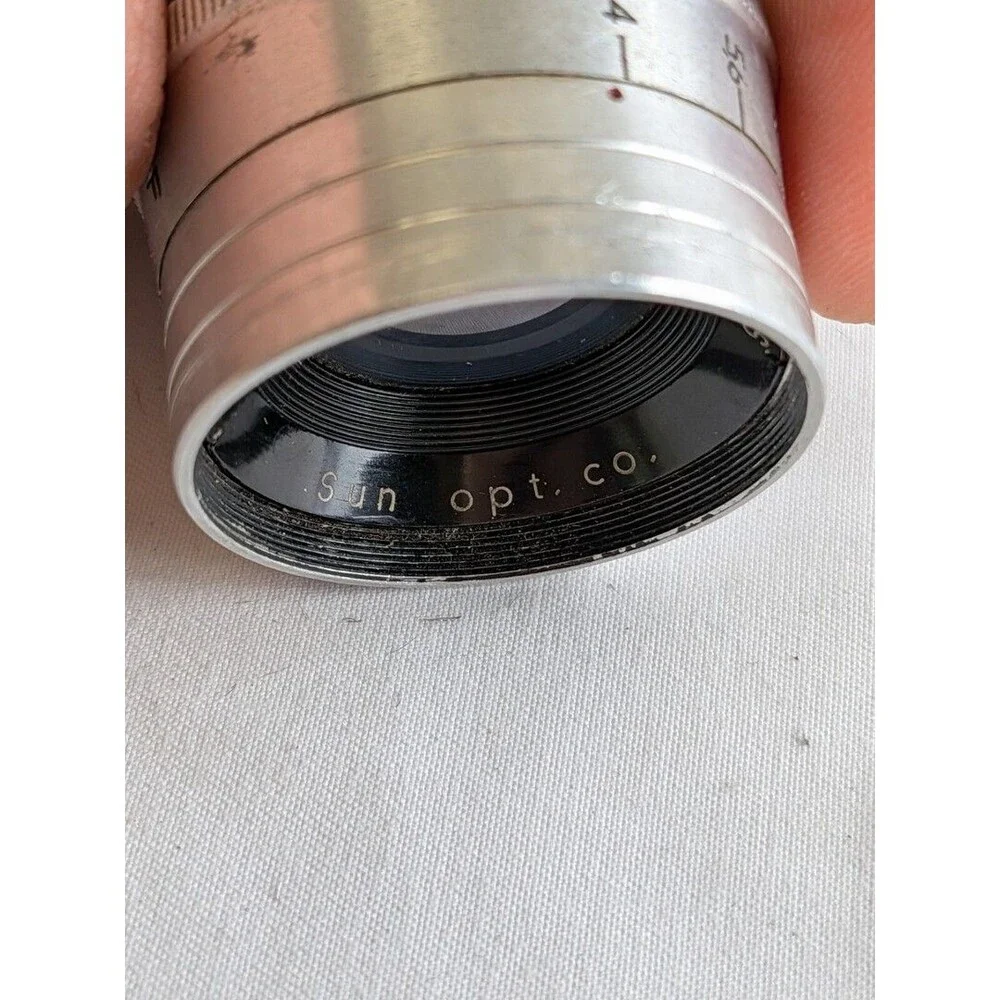 Vintage Sun Optical Sola 9cm F1.4 Camera Lens Japan Manual Focus Rare **UNTESTED